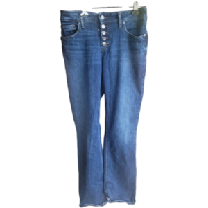 Silver Suki Slim Bootcut Jeans 32X33 Button fly